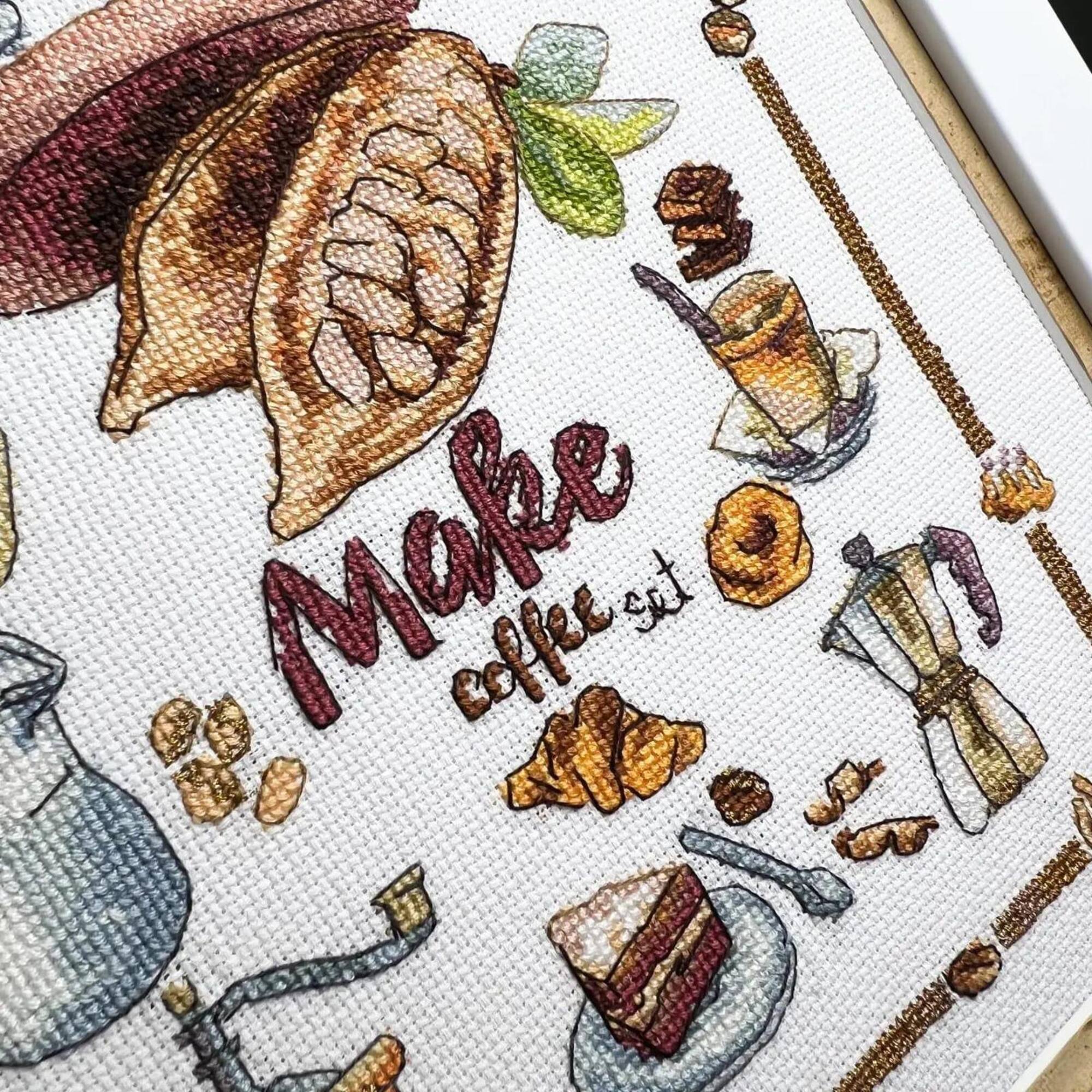 Charivna Mit Cross Stitch Kit Delicious Stories
